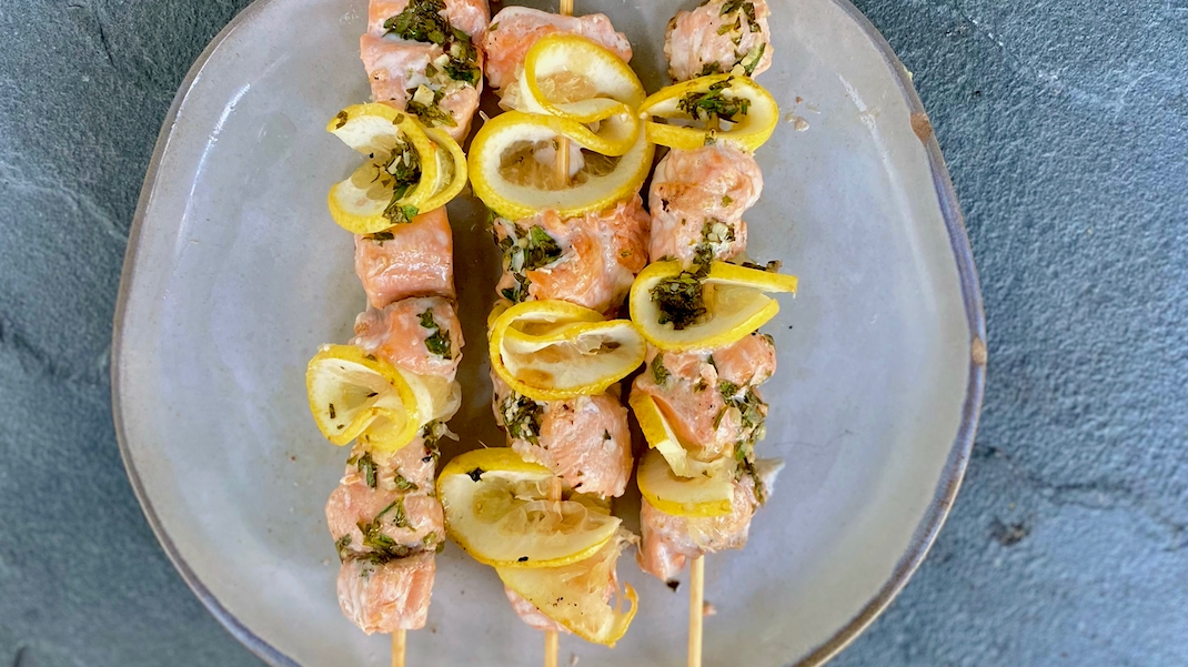 Image of Premier Catch Grilled Citrus Salmon Skewers 